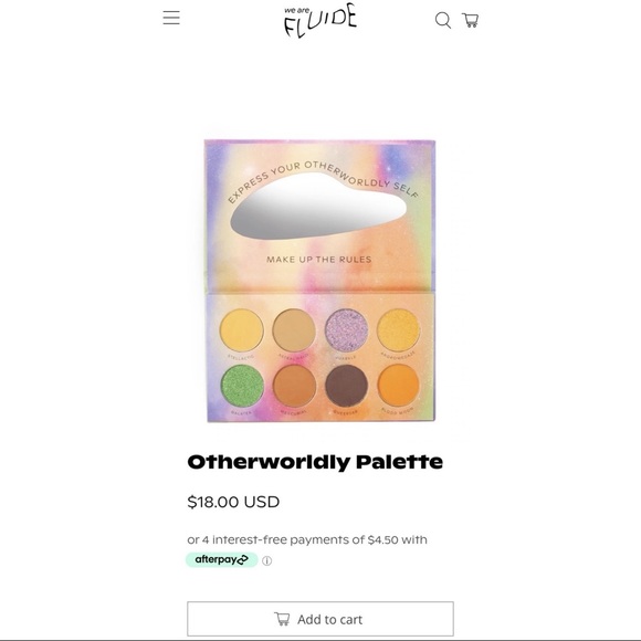 we areFLUIDE® Otherworldly Palette & Space Case Cosmetics® single shadow Bundle - Picture 5 of 5